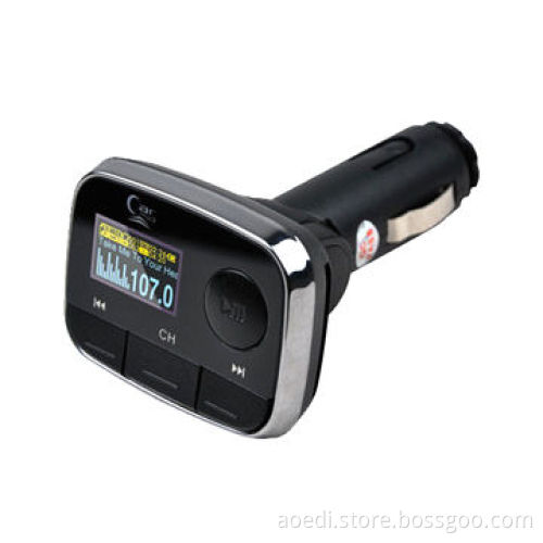 New arrival DC 12V-24V, car FM transmitter, supports USB drive and TF card